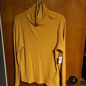 Old Navy Mustard Turtleneck Top